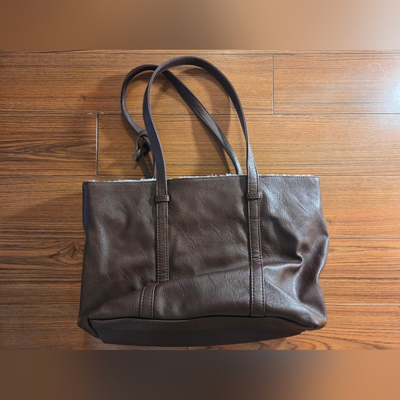 Brown Faux Leather Naturalizer Purse - Picture 4 of 9
